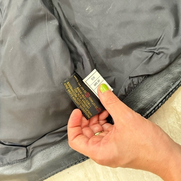 Harley Davidson Womens L Genuine Leather Zip Pocket Vest Biker Motorcycle Vtg - Picture 12 of 15